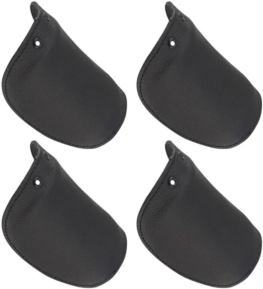2 Pairs Safety Shoes Protector Toe Cap Workshop Shoes Covers Cowhide Durable Shoes Parts