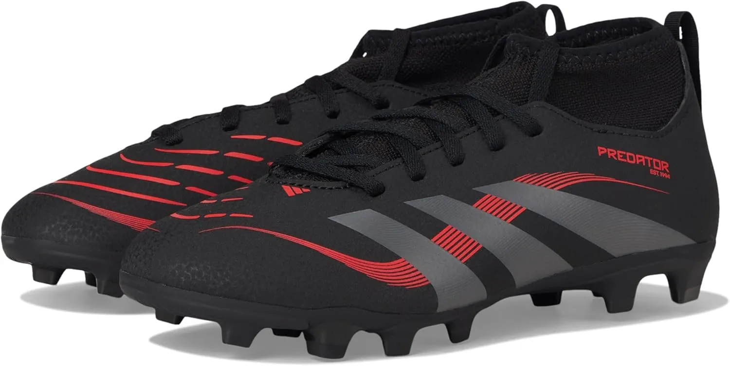 adidas Kids' Club Predator Sock Firm Multi Ground Soccer Cleat