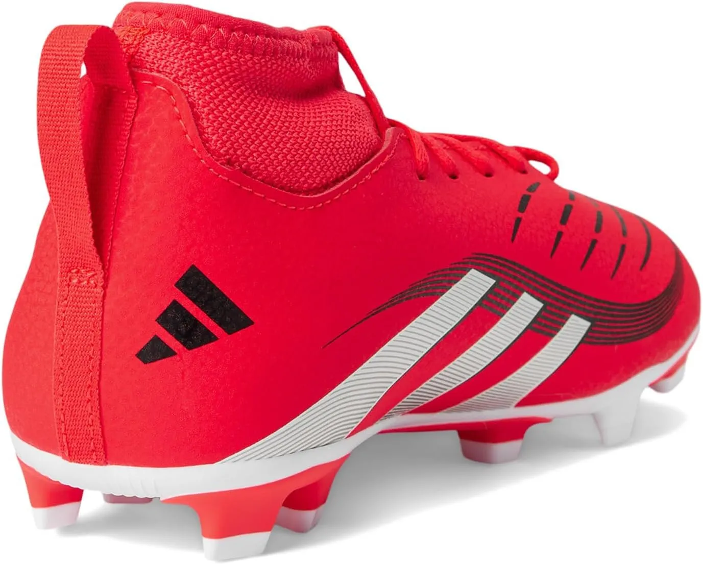 adidas Kids' Club Predator Sock Firm Multi Ground Soccer Cleat