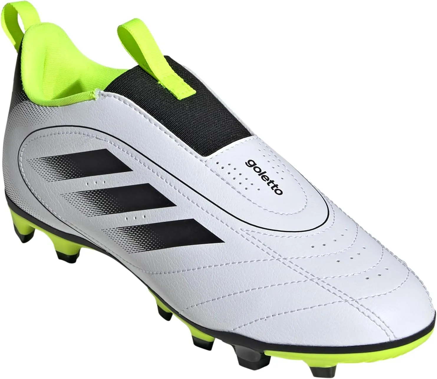 adidas Kids' Goletto IX Laceless Firm Multi Ground Soccer Cleat