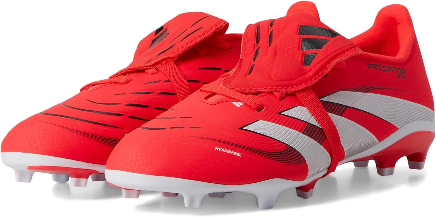 adidas Kids' League Predator Fold-Over Tongue Firm Ground Soccer Cleat