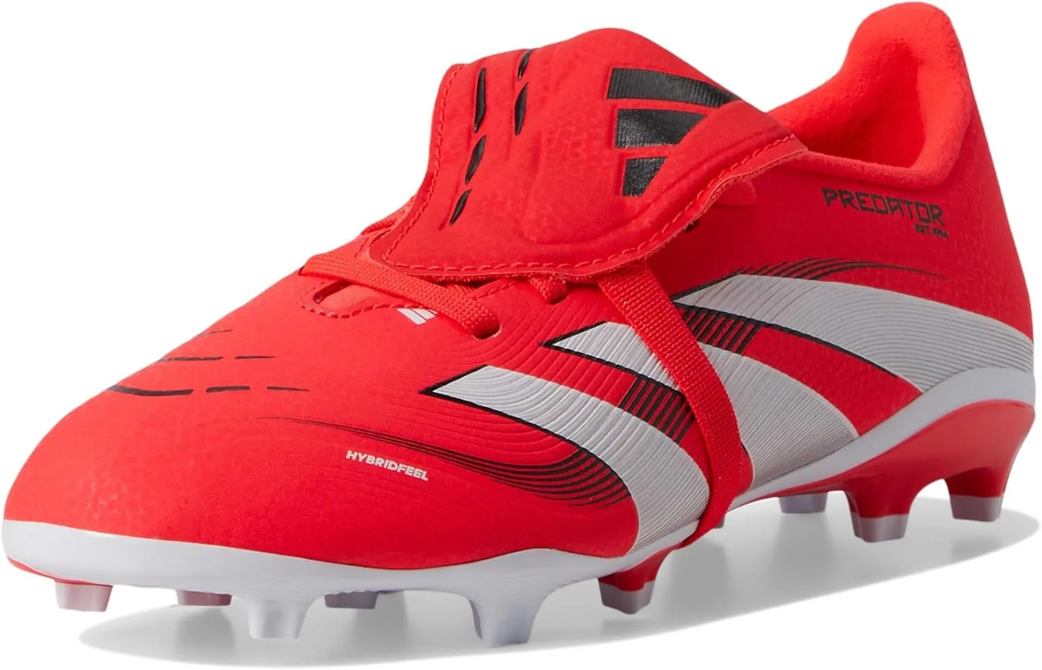 adidas Kids' League Predator Fold-Over Tongue Firm Ground Soccer Cleat