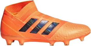 adidas Nemeziz 18  FG Cleat - Men's Soccer 8.5 Zest/Core Black/Solar Red