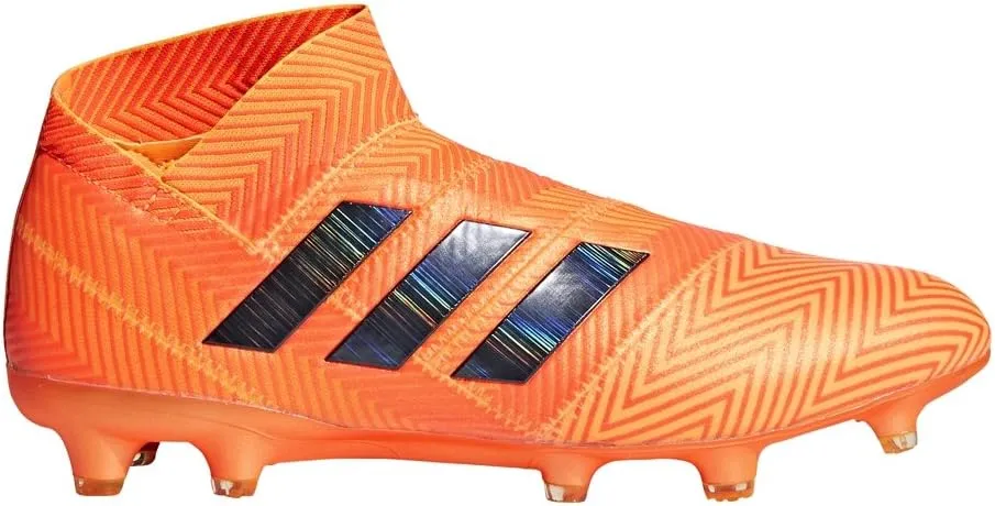 adidas Nemeziz 18  FG Cleat - Men's Soccer 8.5 Zest/Core Black/Solar Red