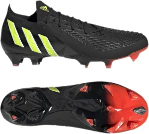 adidas Predator Edge. 1 Low Firm Ground Mens Soccer Cleat in Black