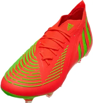 adidas Predator Edge.1 Low Cut FG Firm Ground Soccer Cleat - Solar Red/Solar Green/Core Black