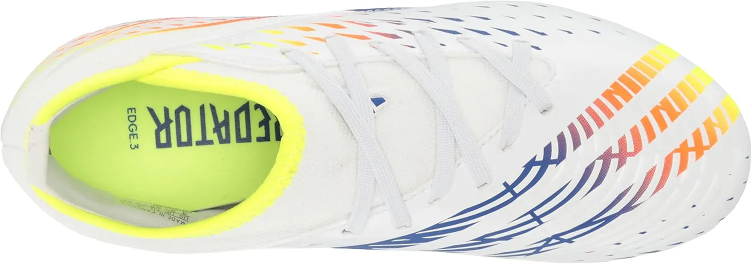 adidas Unisex Predator Edge.3 Firm Ground Soccer Shoe - Kids Soccer Cleat