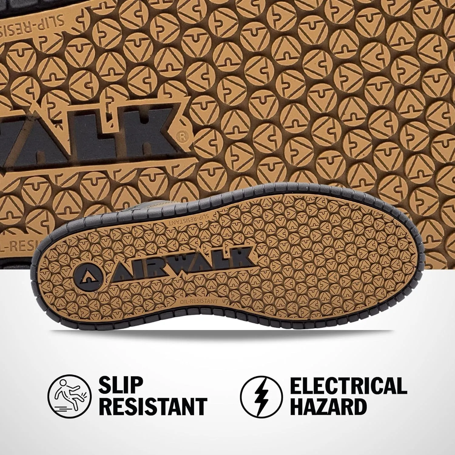 Airwalk Men's Composite Toe Deuce Met Guard Industrial Shoe