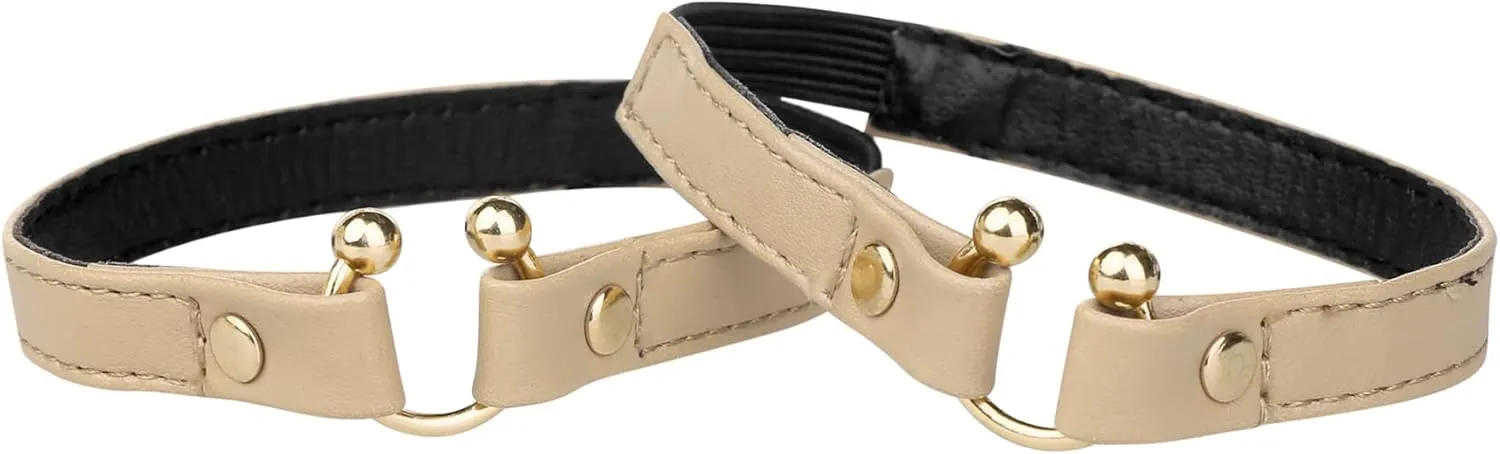 Allegra K Women's U Shape Shoe Lace Belt Shoe Ankle Detachable Elastic Straps for Heels