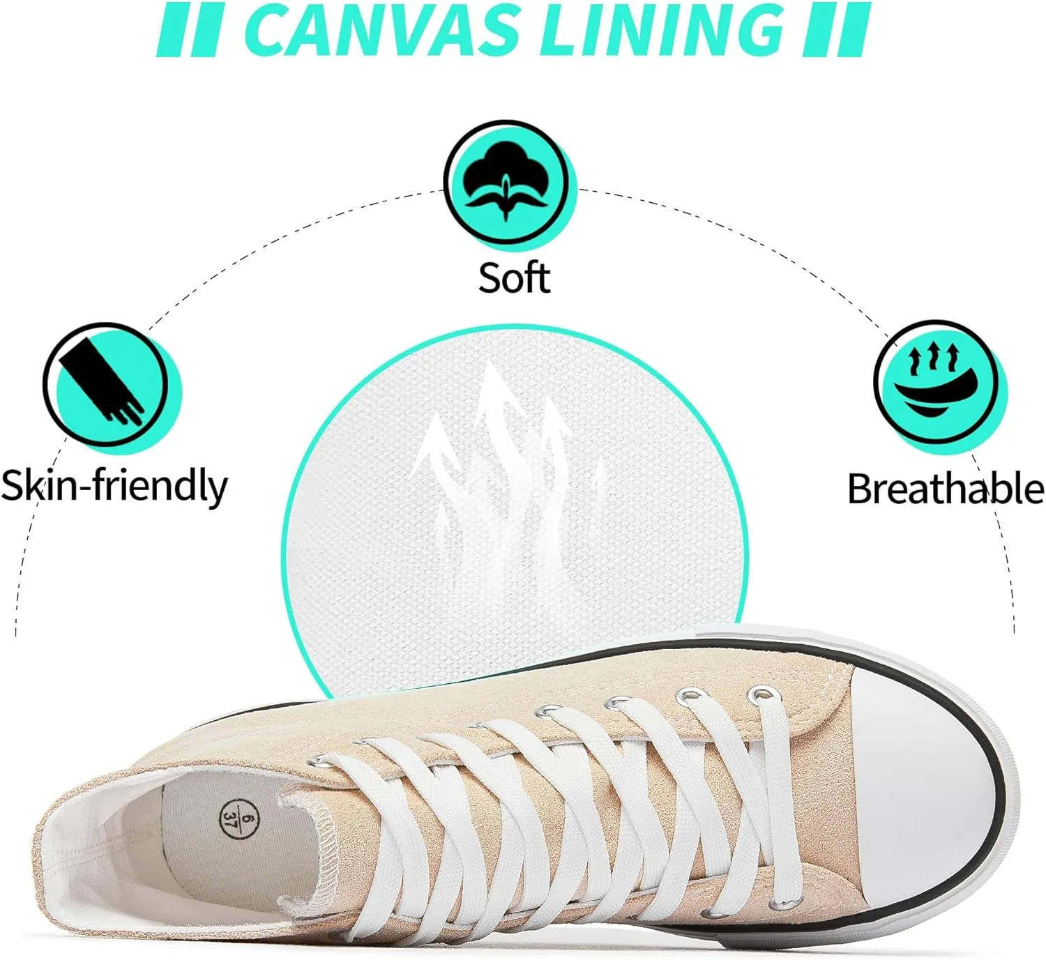 ALTOCIS Women's Comfortable Platform High Top Sneakers, Casual Mid Top Sneaker for Women, Cute Faux Suede Fashion Sneakers, Classic Lace Up Walking Shoes