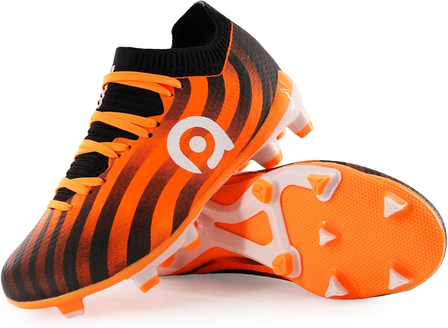 AMZZPIK Kids Soccer Cleats Boys Girls FG Firm Ground Football Shoes for Youth Baseball Outdoor Training Cleat for Little/Big Kid