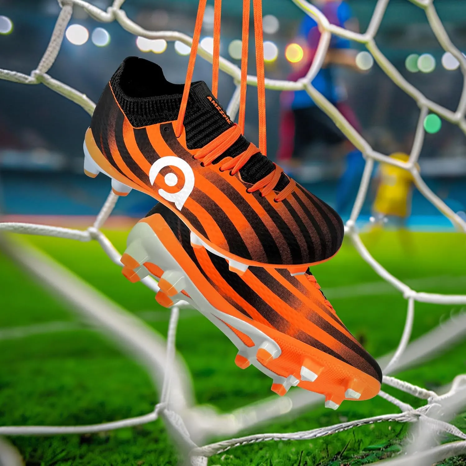 AMZZPIK Kids Soccer Cleats Boys Girls FG Firm Ground Football Shoes for Youth Baseball Outdoor Training Cleat for Little/Big Kid