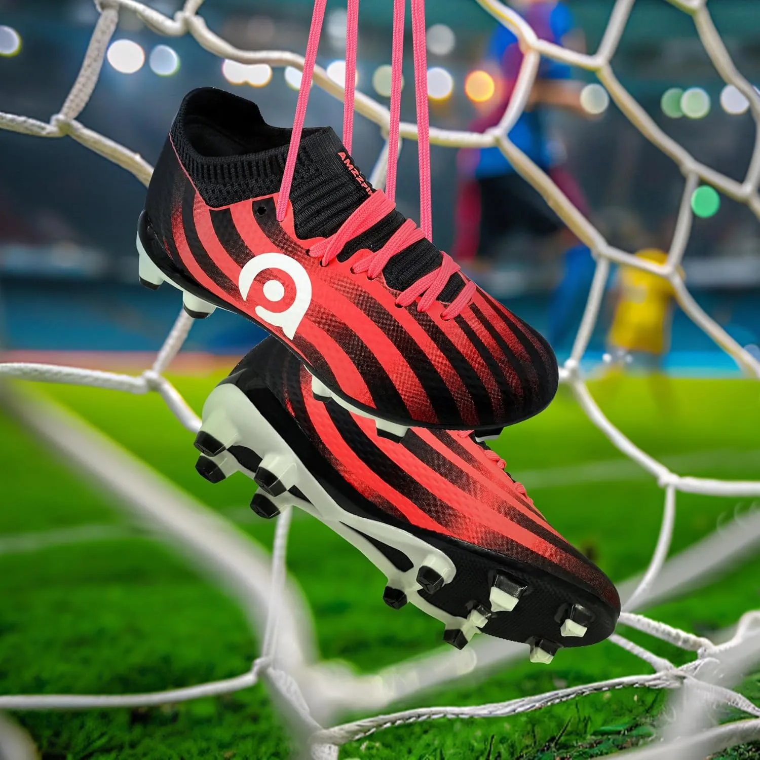 AMZZPIK Kids Soccer Cleats Boys Girls FG Firm Ground Football Shoes for Youth Baseball Outdoor Training Cleat for Little/Big Kid