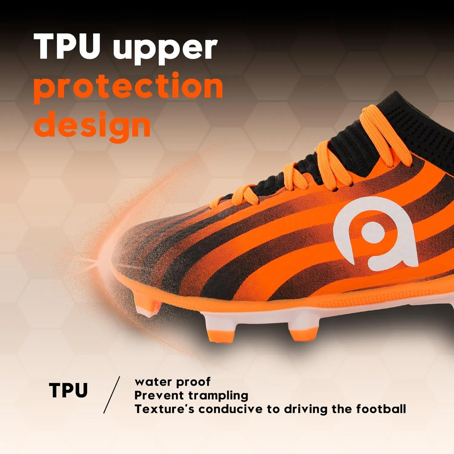 AMZZPIK Kids Soccer Cleats Boys Girls FG Firm Ground Football Shoes for Youth Baseball Outdoor Training Cleat for Little/Big Kid
