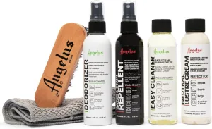 Angelus Sneaker Cleaning Kit | Shoe Cleaner Set for Sneakers, Boots, Leather, Suede | Complete Shoe Care Kit
