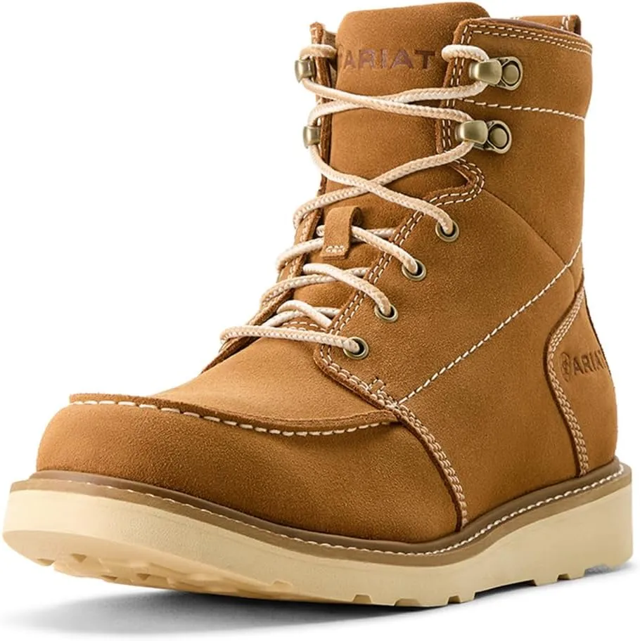 ARIAT Men`s Recon Lace Natural Suede Casual Shoe