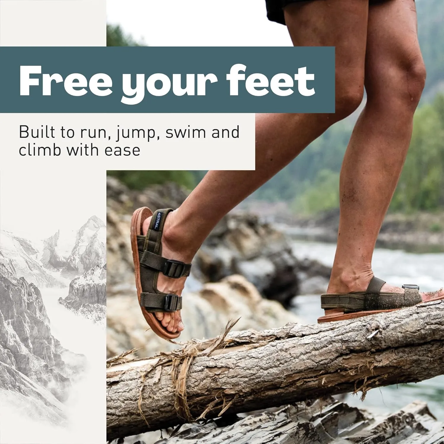Astral, Women’s Webber Sandal for Hiking, Swimming, Rafting, SUP and More