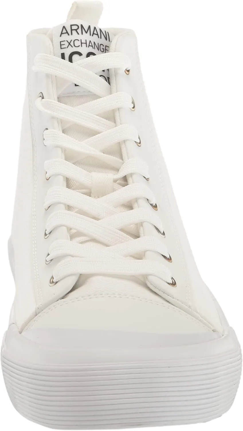 A｜X ARMANI EXCHANGE Men's Updated Icon Logo High-top Sneaker
