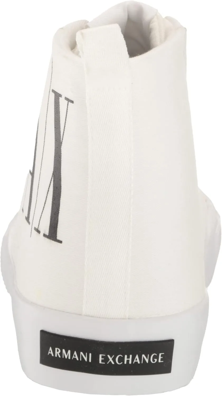 A｜X ARMANI EXCHANGE Men's Updated Icon Logo High-top Sneaker