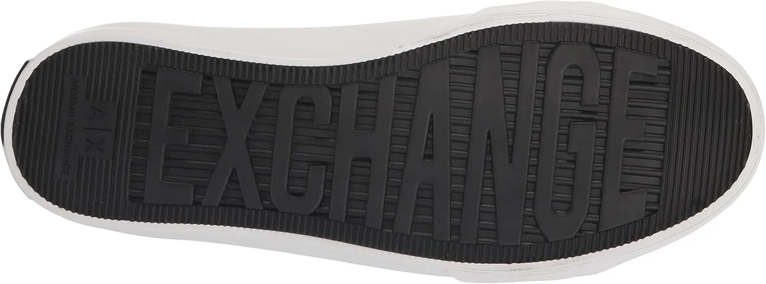 A｜X ARMANI EXCHANGE Men's Updated Icon Logo High-top Sneaker
