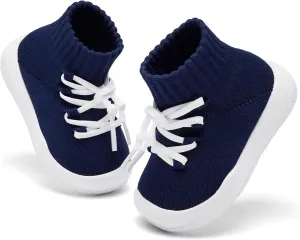 Baby Sock Shoes Girls Baby Walking Shoes Infant Sock Shoes Non Slip Toddler Slip on Tiny Feet Sneakers