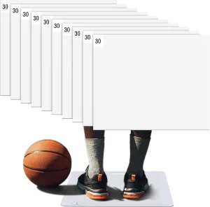 Basketball Sticky Adhesive Mat Replacement Sheets Clean Grip Tacky Floor Mats Replacement Sheet Courtside Basketball Court Accessory for Remove Dust Dirt from Shoe