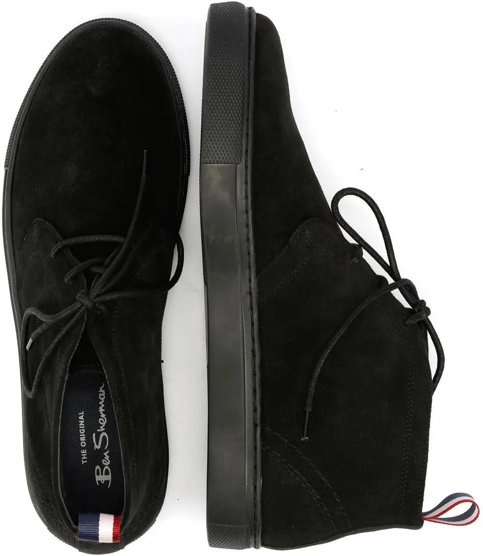 Ben Sherman Parka Suede Men's Black Boots
