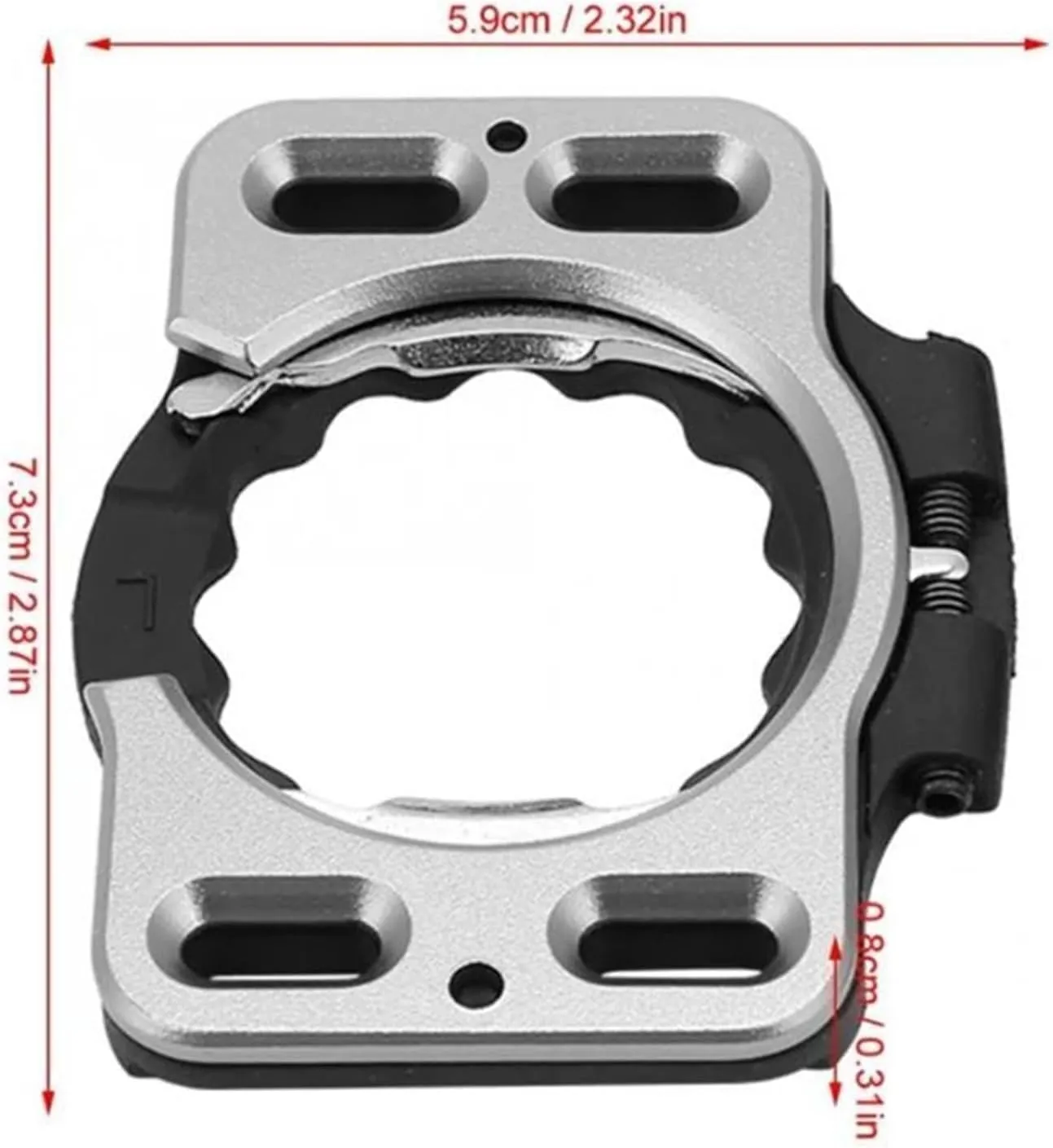 Bicycle Pedals Road Bike Pedal Cleats Self-Locking Pedal Cleat Three-Hole Conversion Splint Protective Cover for Speedplay Zero Bicycle Parts Cycling Pedal(C-B)
