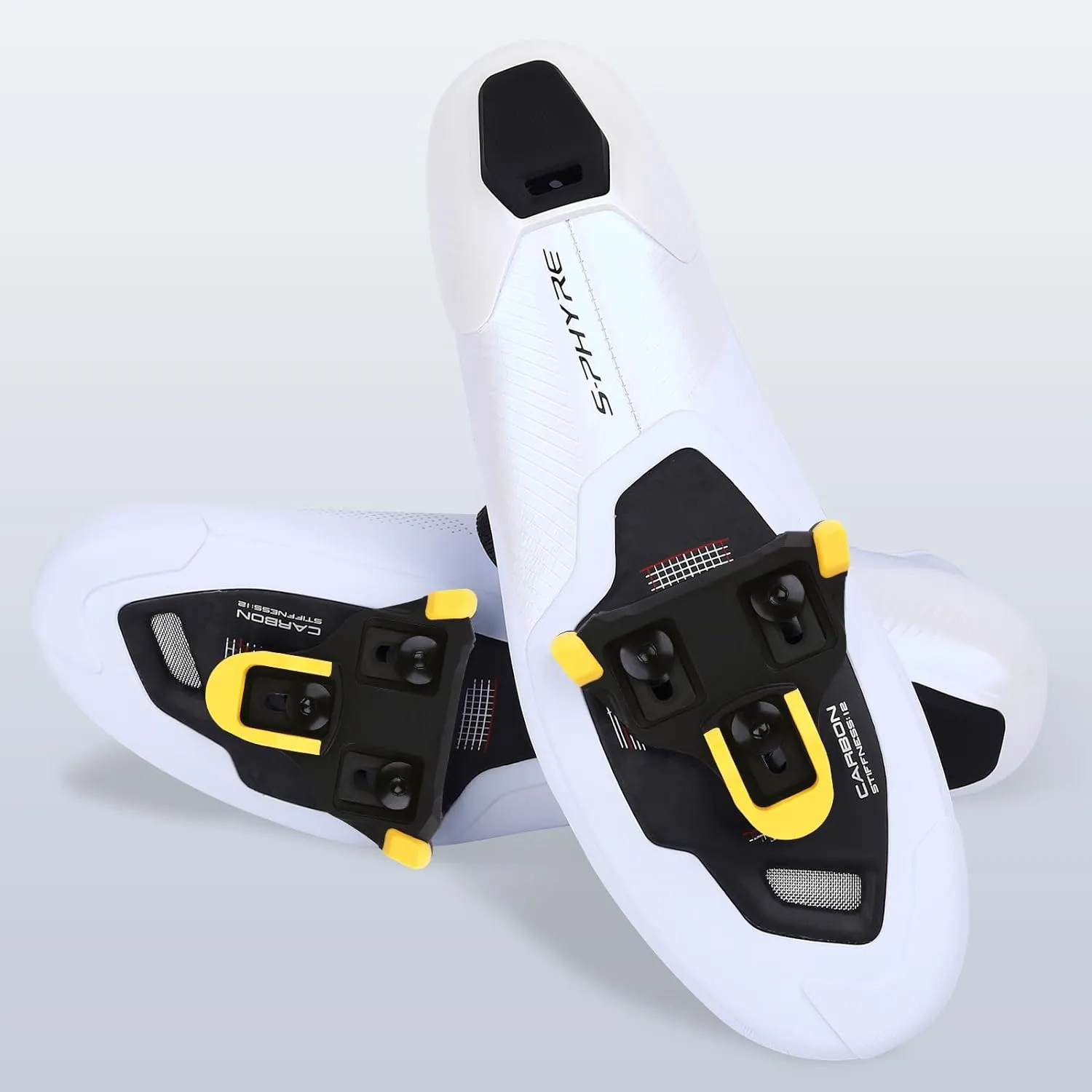 Bike Cleats -Compatible with Shimano SPD-SL Pedals/SM-SH10 SH11 SH12 Cleats, Indoor Outdoor Peleton Cycling Pedals Shoes Cleat & Road Bicycle Clips