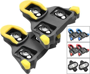 Bike Cleats -Compatible with Shimano SPD-SL Pedals/SM-SH10 SH11 SH12 Cleats, Indoor Outdoor Peleton Cycling Pedals Shoes Cleat & Road Bicycle Clips