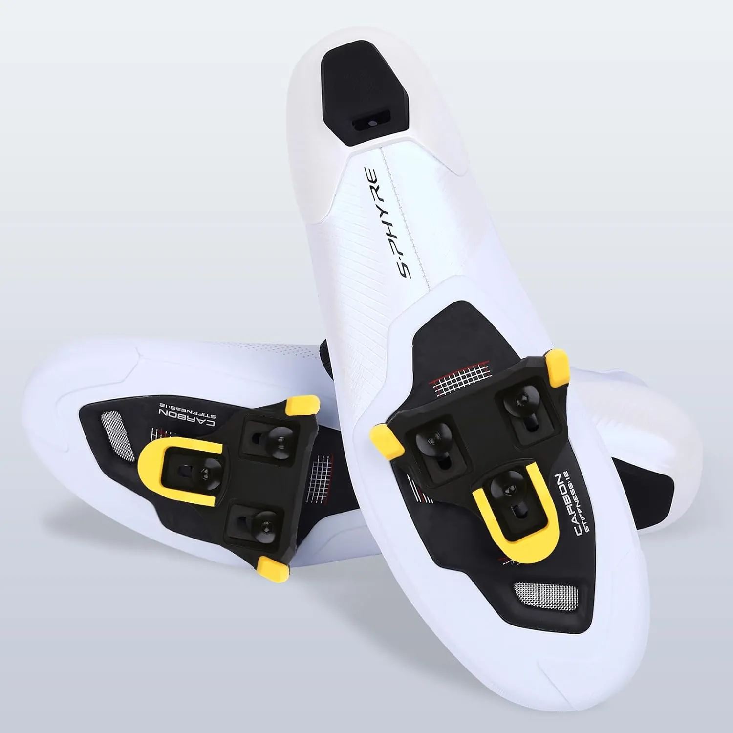 Bike Cleats -Compatible with Shimano SPD-SL Pedals/SM-SH10 SH11 SH12 Cleats, Indoor Outdoor Peleton Cycling Pedals Shoes Cleat & Road Bicycle Clips