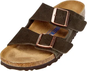 Birkenstock Arizona Soft Footbed Mocha Suede Regular Width - EU Size 36 / Women's US Size 5-5.5