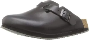 Birkenstock Unisex-Adult Boston Bosten Super-Runner Work Shoes Natural Leather Black Size 36-Normal Footbed, 10