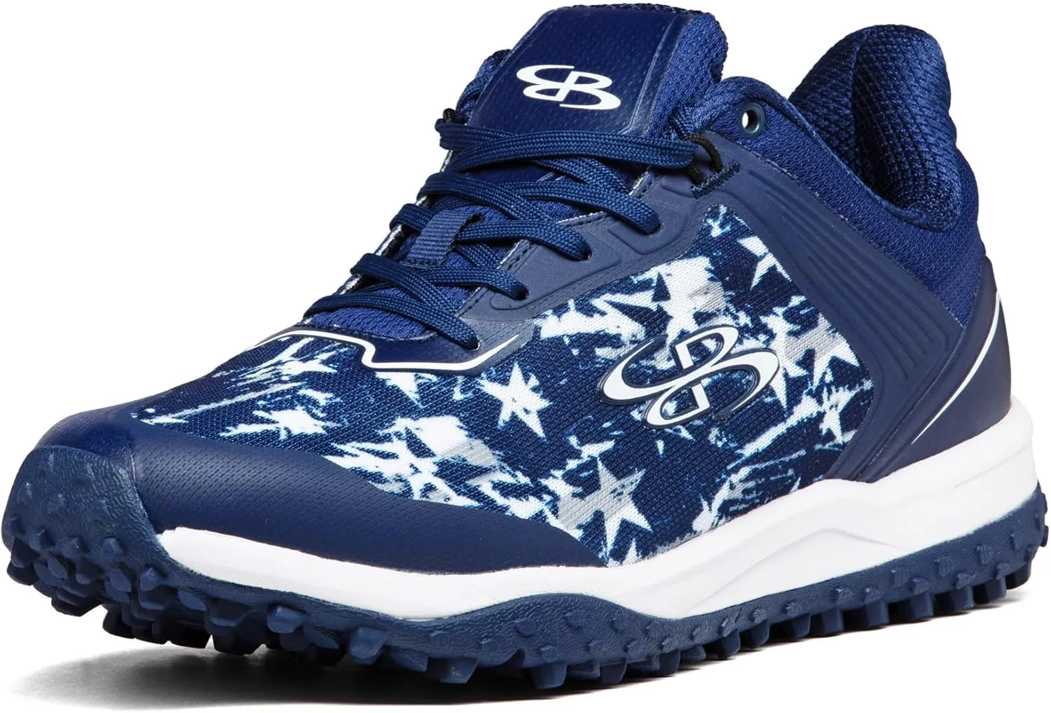 Boombah Viper Men's USA Shooting Stars Turf Shoes - Multiple Color Options - Multiple Sizes