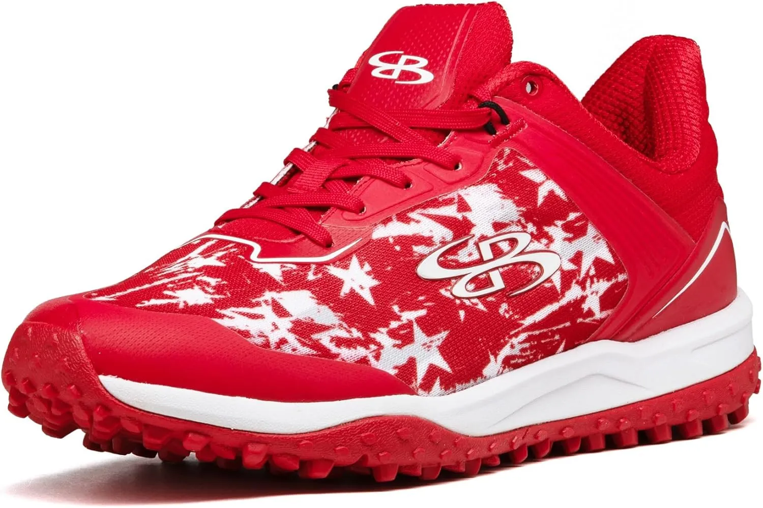 Boombah Viper Men's USA Shooting Stars Turf Shoes - Multiple Color Options - Multiple Sizes