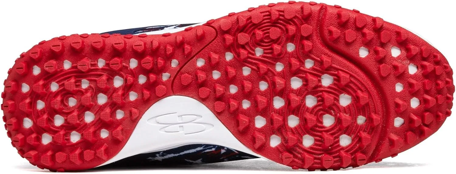 Boombah Viper Men's USA Shooting Stars Turf Shoes - Multiple Color Options - Multiple Sizes