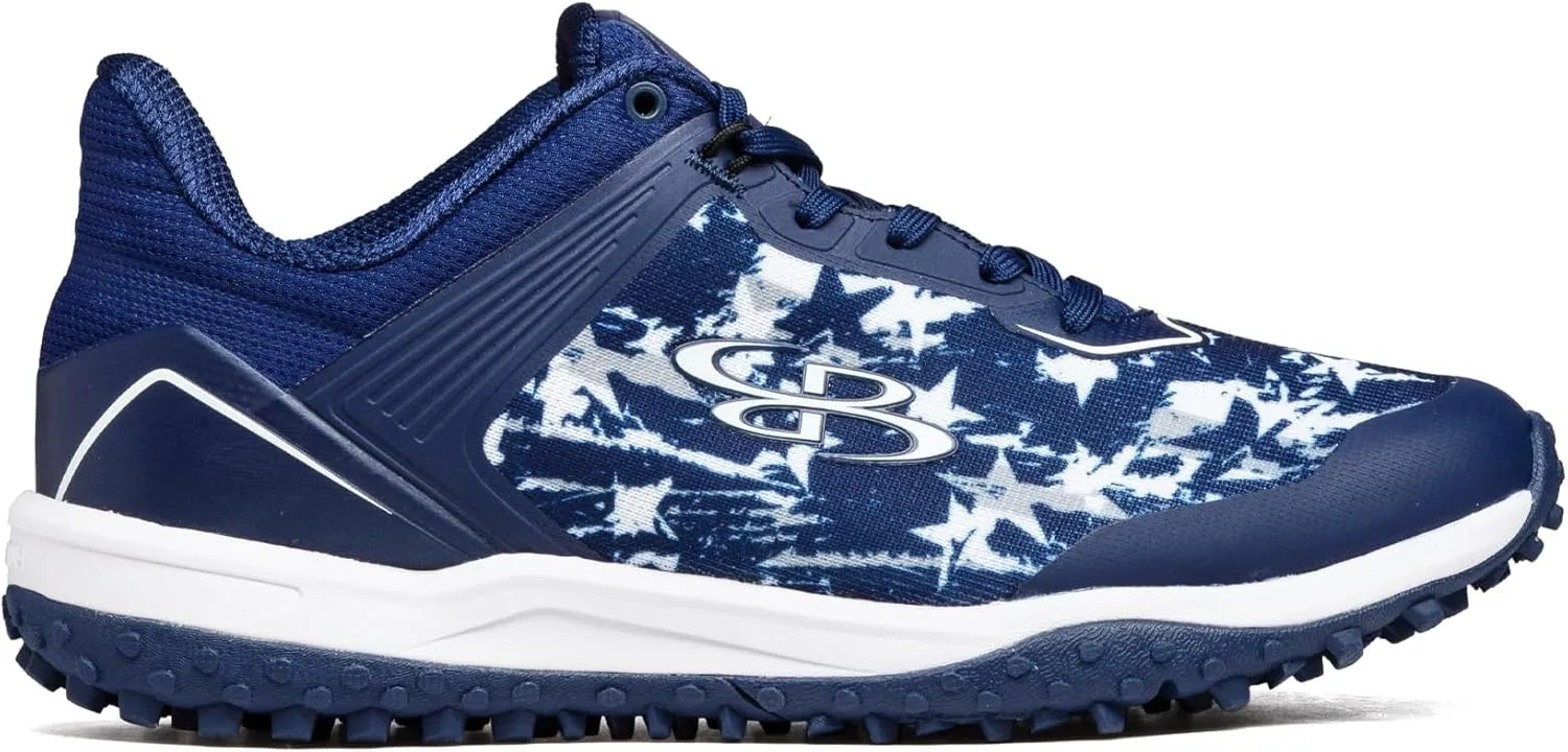 Boombah Viper Men's USA Shooting Stars Turf Shoes - Multiple Color Options - Multiple Sizes