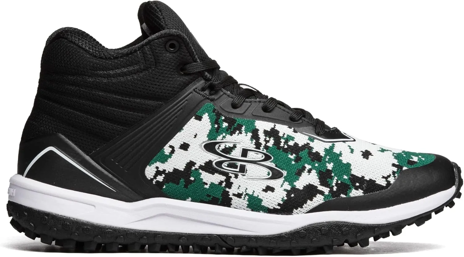 Boombah Viper Pureknit Men's Turf Mid Shoes - Digital Camo - Multiple Color Options - Multiple Sizes