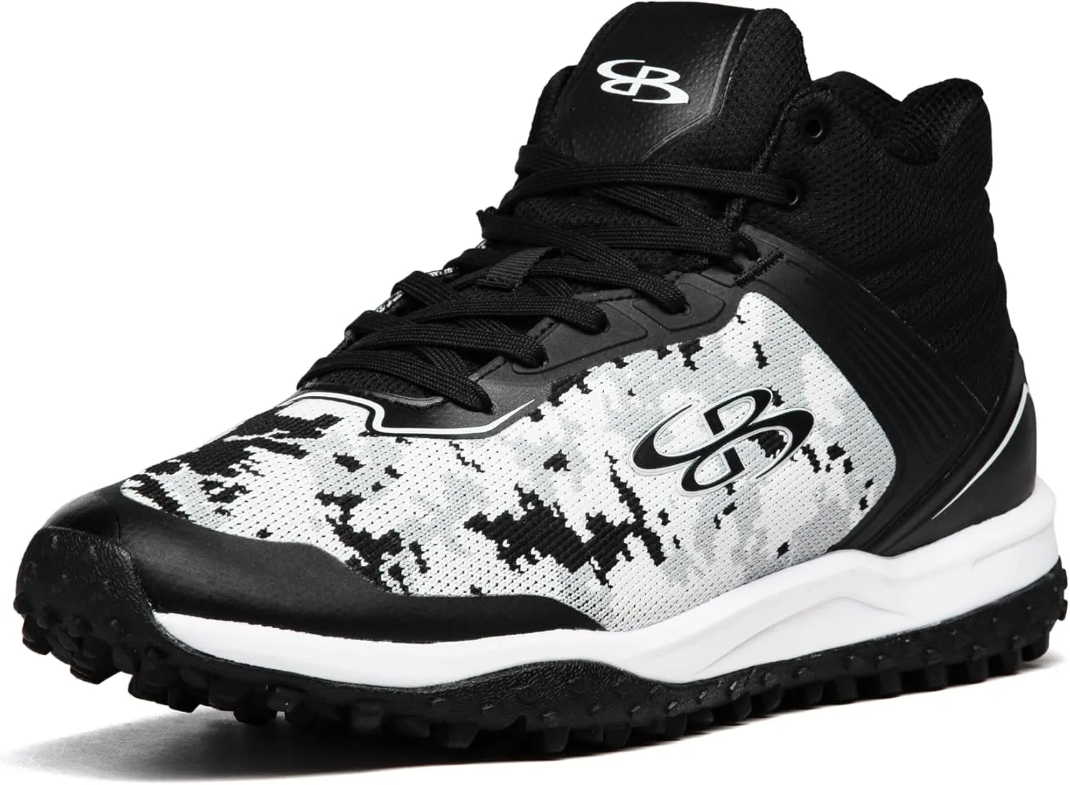 Boombah Viper Pureknit Men's Turf Mid Shoes - Digital Camo - Multiple Color Options - Multiple Sizes