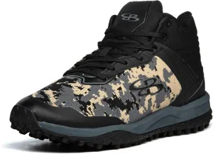 Boombah Viper Pureknit Men's Turf Mid Shoes - Digital Camo - Multiple Color Options - Multiple Sizes