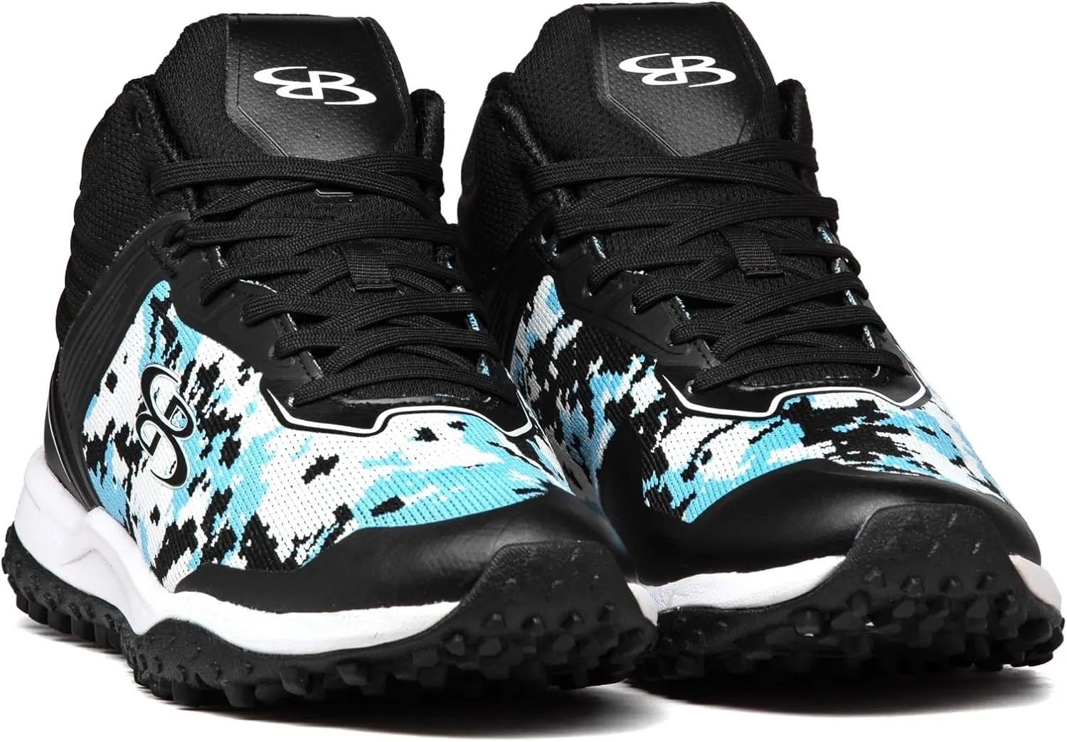 Boombah Viper Pureknit Men's Turf Mid Shoes - Digital Camo - Multiple Color Options - Multiple Sizes
