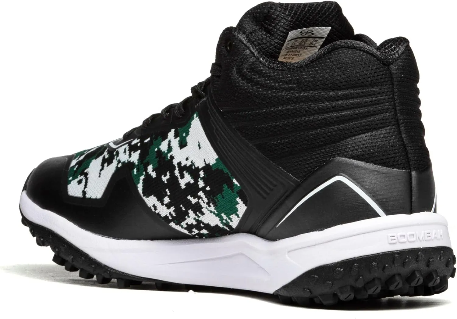 Boombah Viper Pureknit Men's Turf Mid Shoes - Digital Camo - Multiple Color Options - Multiple Sizes