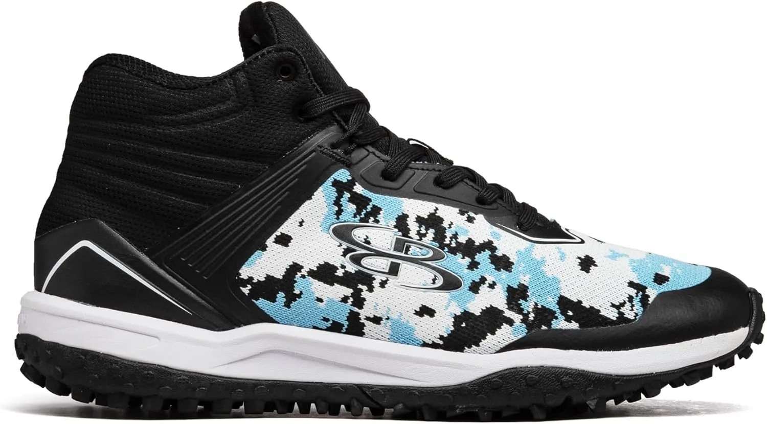 Boombah Viper Pureknit Men's Turf Mid Shoes - Digital Camo - Multiple Color Options - Multiple Sizes