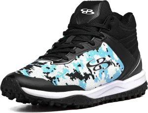Boombah Viper Pureknit Men's Turf Mid Shoes - Digital Camo - Multiple Color Options - Multiple Sizes