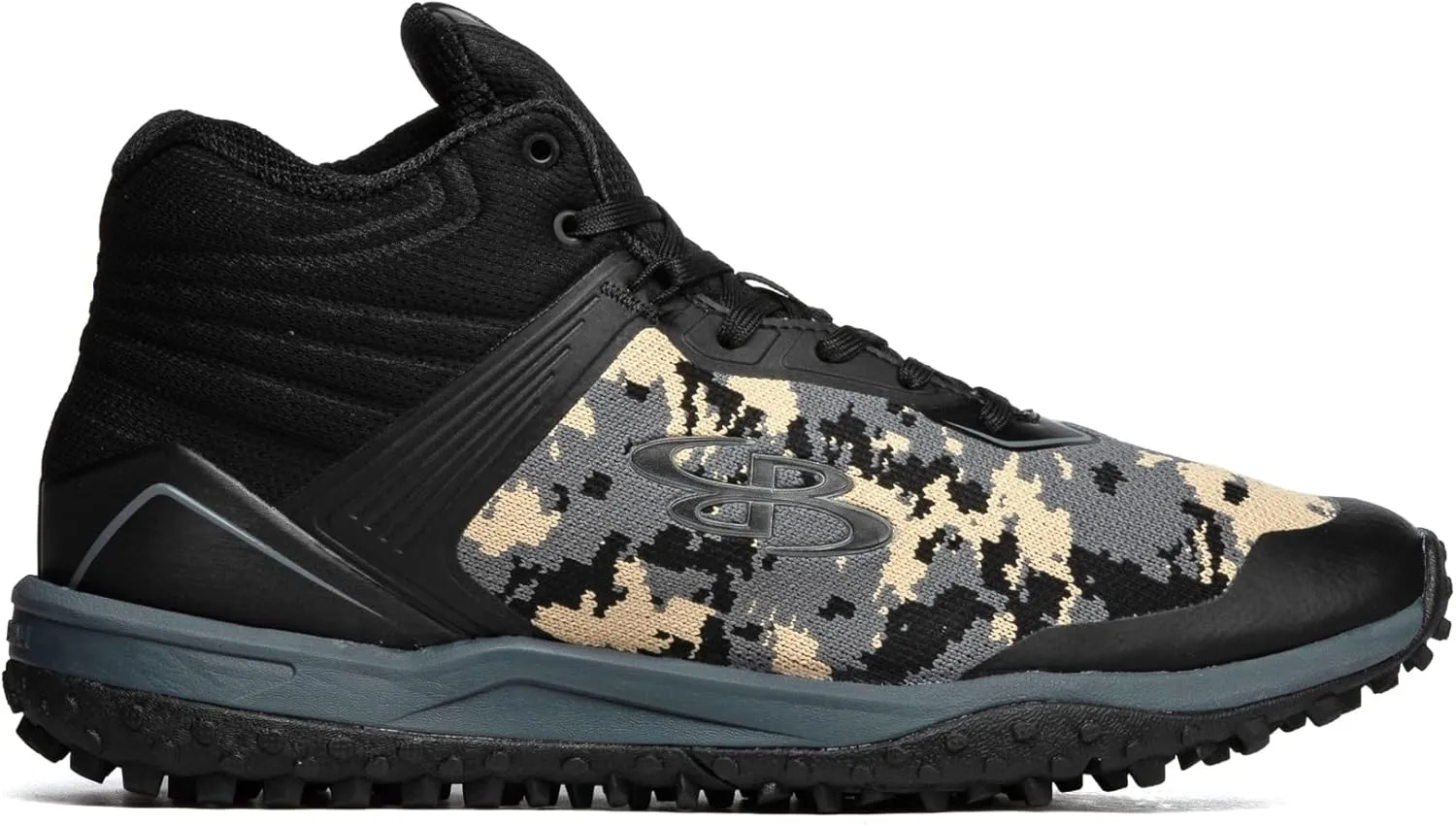Boombah Viper Pureknit Men's Turf Mid Shoes - Digital Camo - Multiple Color Options - Multiple Sizes