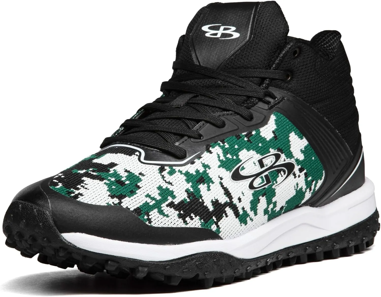Boombah Viper Pureknit Men's Turf Mid Shoes - Digital Camo - Multiple Color Options - Multiple Sizes