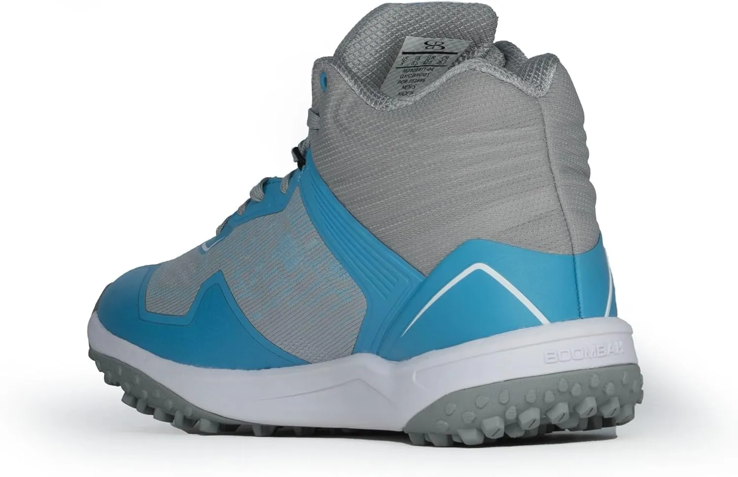 Boombah Viper Pureknit Men's Turf Mid Shoes - Smoke - Multiple Color Options - Multiple Sizes