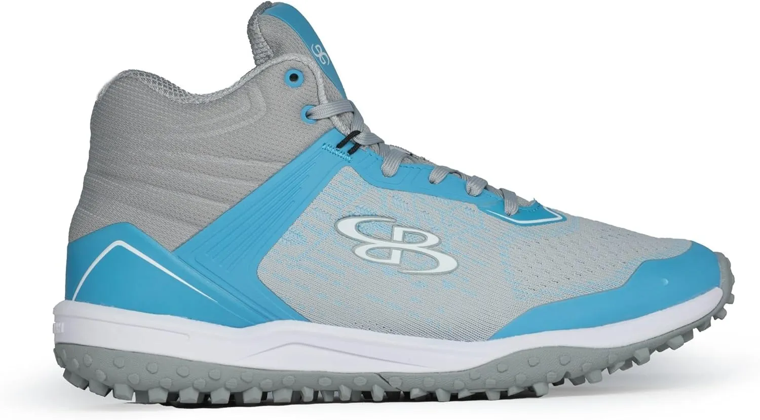 Boombah Viper Pureknit Men's Turf Mid Shoes - Smoke - Multiple Color Options - Multiple Sizes