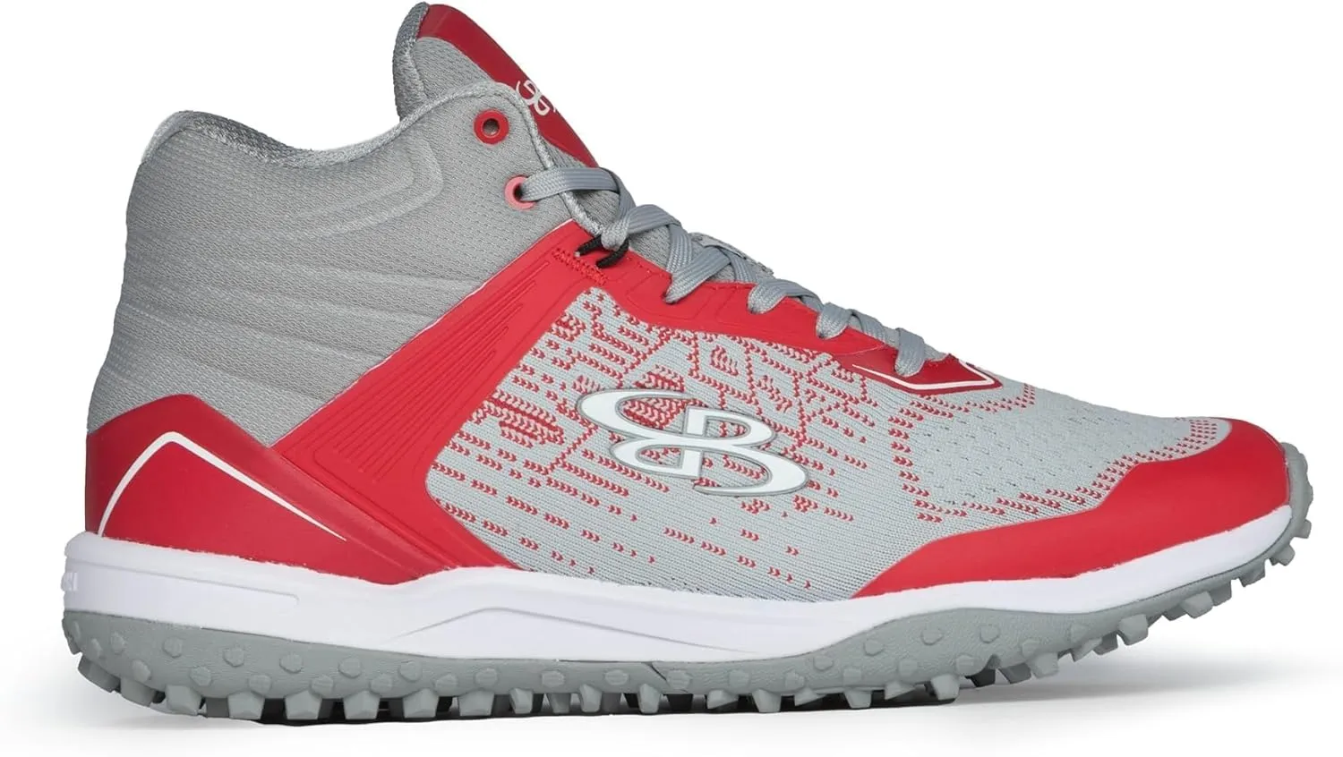 Boombah Viper Pureknit Men's Turf Mid Shoes - Smoke - Multiple Color Options - Multiple Sizes