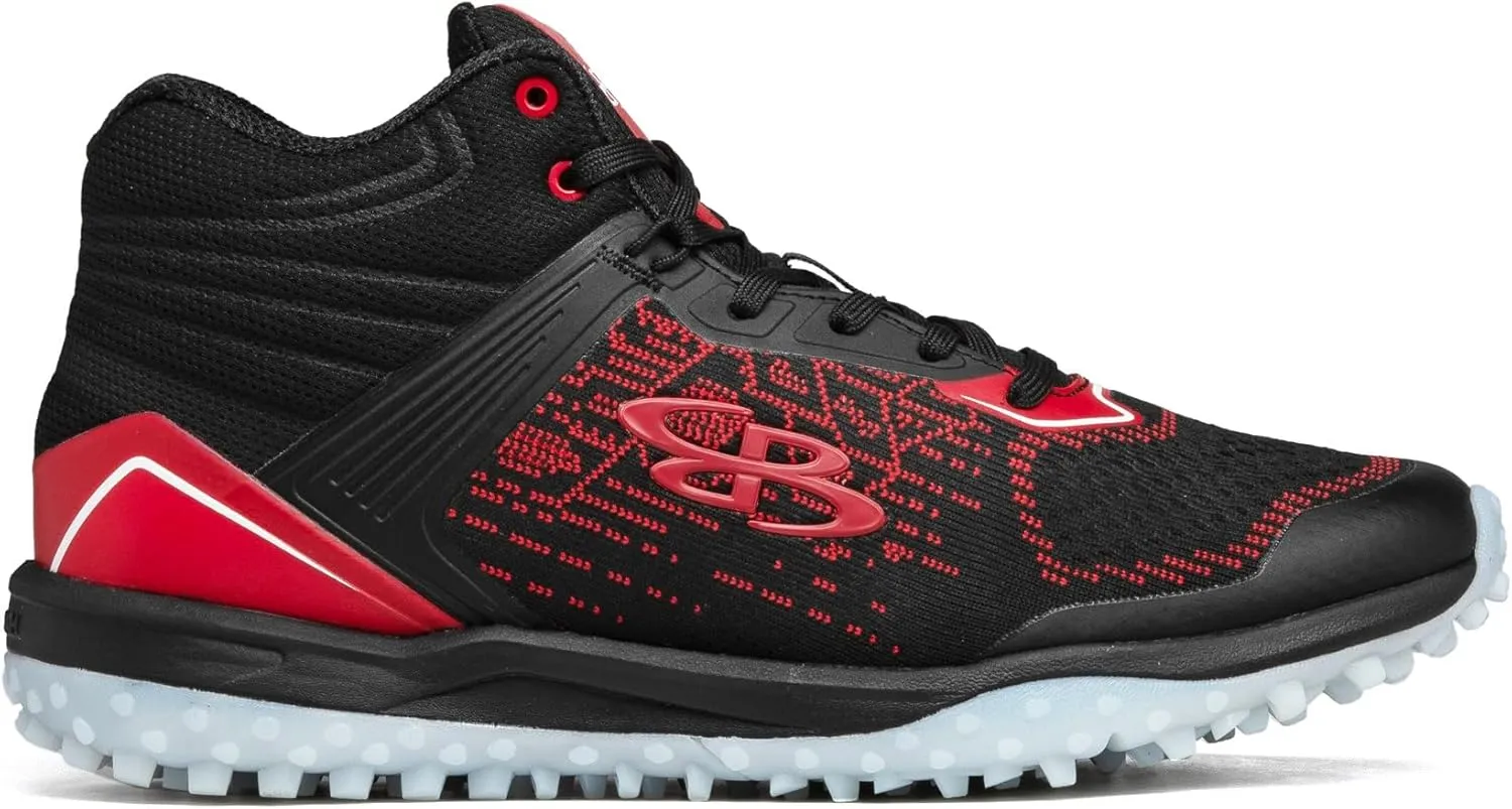 Boombah Viper Pureknit Men's Turf Mid Shoes - Status - Multiple Color Options - Multiple Sizes
